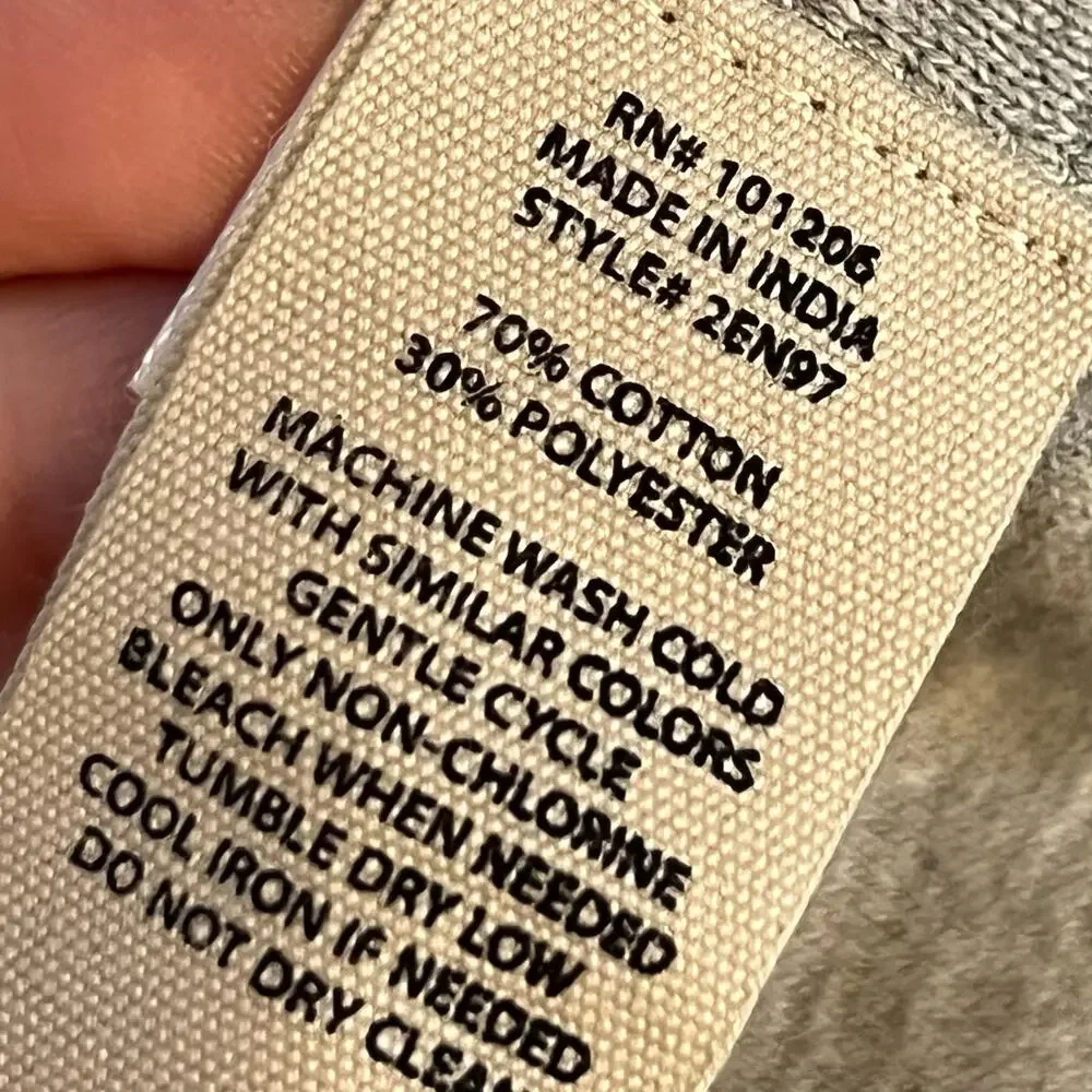 Soft Surroundings Glacier Canyon Excalibur gray Stripe Poncho vest scandi girl - Picture 8 of 9